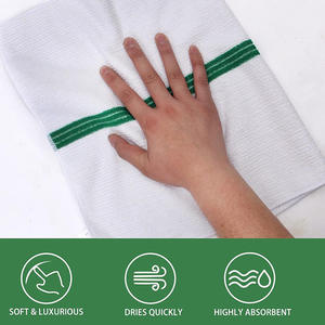 Esunマイクロファイバー布ホームクリーニング用多目的ホワイトグリーンストライプバーモップ吸収キッチン用 - Product Image 6