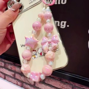 Cadena Creativa para Teléfono Móvil con Colgante de Resina de Dibujos Animados de Kuromi Melody KT Cat - Product Image 2