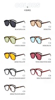 Lunettes de soleil rondes unisexes de haute qualité, monture intégrale, verres PC, protection UV400, couleur verte, élégantes, confortables, durables, pour un usage quotidien