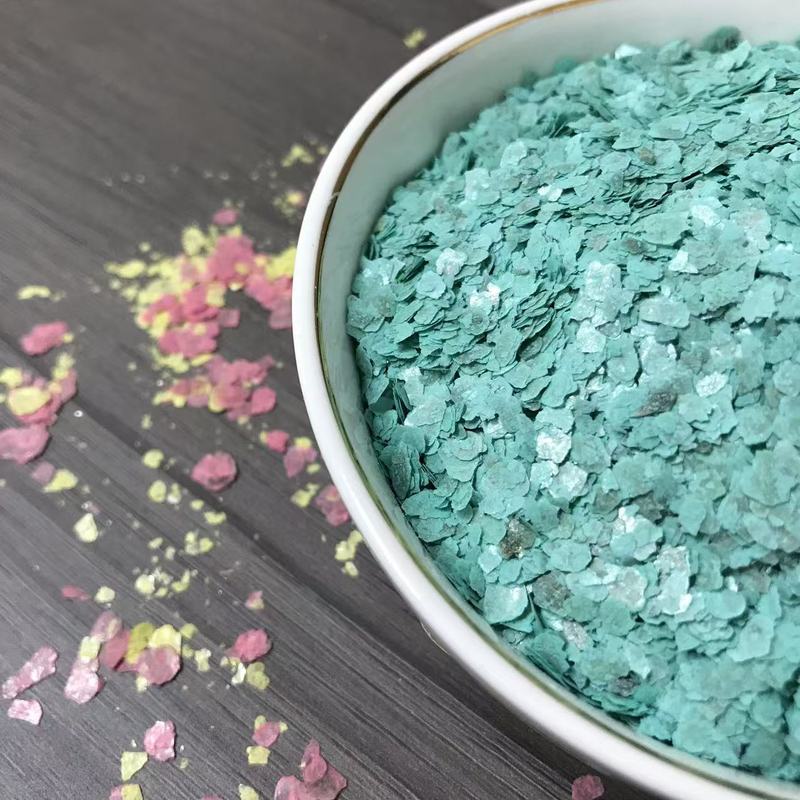 Dyed Mica Flake Powder Colored Pearlescent