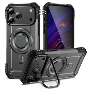 Fundas para iPhone 17 Pro Max con Protección de Cámara, Antigolpes, Magnéticas, con Soporte, Funda Resistente para iPhone 17 Pro Max - Product Image 5
