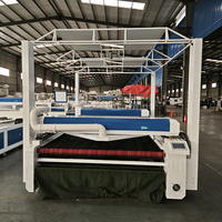 Caméra CCD haute précision, découpeuse laser CO2, système de convoyage à alimentation automatique pour la découpe de textiles, vêtements, cuir et tissus
