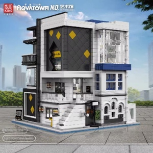 Nuevo Producto, Museo de Arte con Vista a la Calle, Bloques de Construcción de Plástico de Dificultad para Adultos, Juguetes Educativos para Niños, Venta al por Mayor OEM - Product Image 1