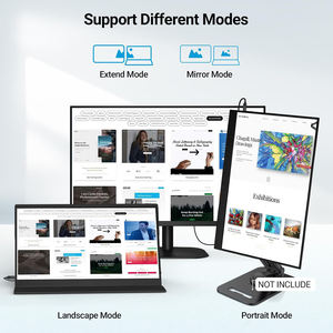 Moniteur portable tactile 15,6 pouces, extension d'écran 1080P FHD IPS, tactile 10 points, HDR, Plug and Play, prise en charge du logo personnalisé, commande en gros - Product Image 2