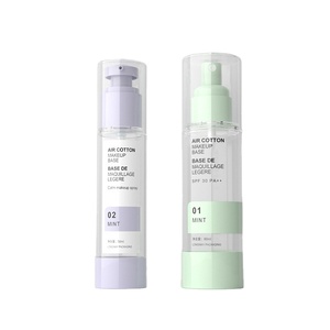Eco friendly plastic cosmetic packaging container serum lotion airless pump bottle