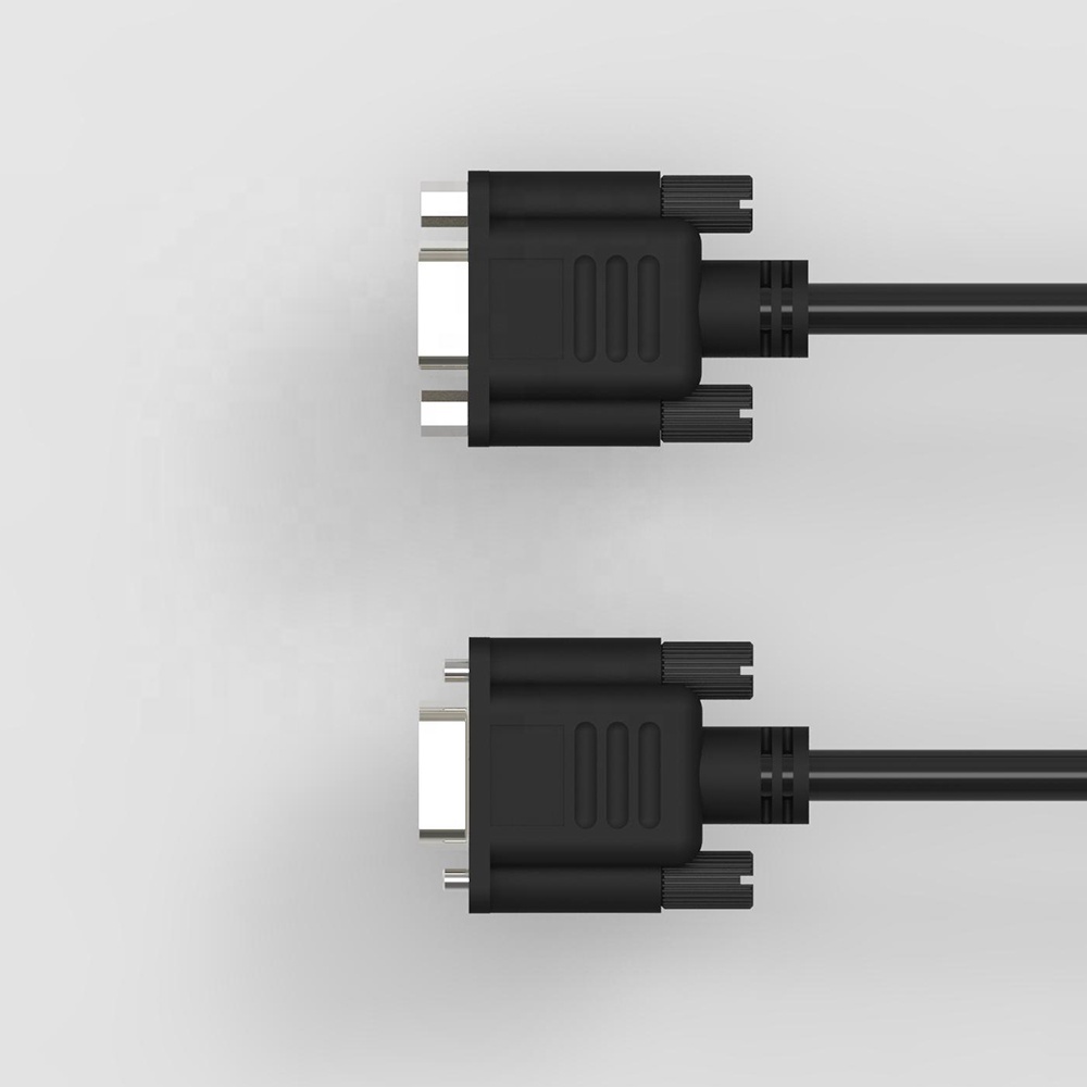 Haute qualité DB9 câble mâle à femelle pour scanner, Modem, imprimante, traceur, caméra