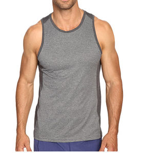 Nouveaux designs 2025 – Débardeur de sport décontracté pour homme, personnalisable avec logo, couleur unie, haute qualité, séchage rapide, respirant, en Spandex/Coton - Product Image 4