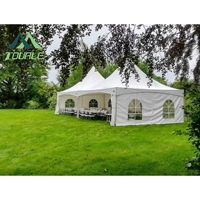 Tentes de réception de luxe pour mariage et événements, imperméables et résistantes aux UV, en gros, 20' x 30' / 20' x 20'
