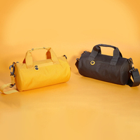 Cylindrique Qualité Logo Personnalisé Petite Taille Polyester Gym Poignée Bandoulière Natation Étanche Intercalaire École Enfants Sac De Sport