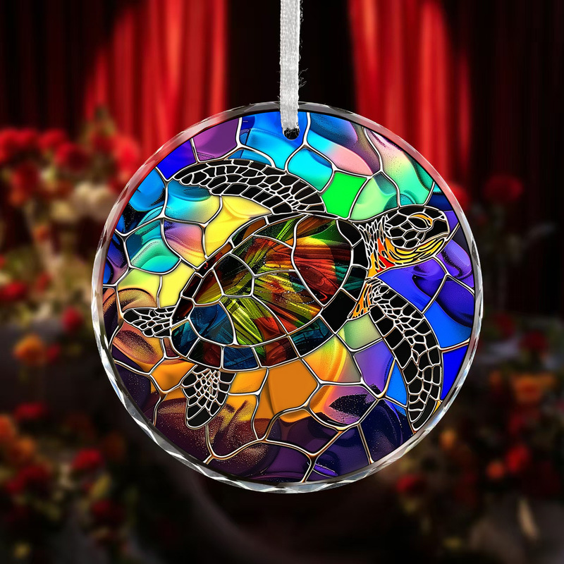 Creative Transparent Crystal Glass Hanging Ornament