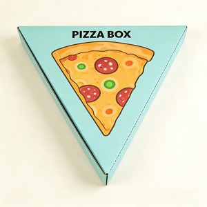 Wholesale Triangle <strong>Shape</strong> <strong>Pizza</strong> Box Custom <strong>Pizza</strong> Slice Triangular Corrugated Paper Box Soy Ink Small <strong>Pizza</strong> Box in Triangle <strong>Shape</strong> - Product Image 5