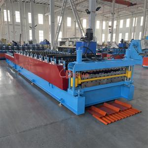 Fabriek Aangepaste Automatische Kleur Staal Tr4 Tr5 Dubbele Lagerplaat Trapeziumvormige Golfplaten Rolvormmachine - Product Image 4