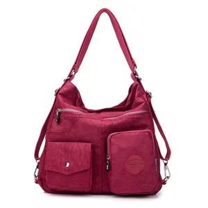 Designer Women Multifunction Shoulder Bag Nylon Cloth Tote Reusable Shopping Bag Ladys Travel Crossbody Bag