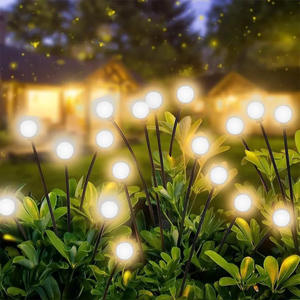 עמיד למים חיצונית הוביל סולארית גחליליות הכנס אור ip65 נוף גינה דקורטיבית לגינה עם גוף פלסטיק - Product Image 4