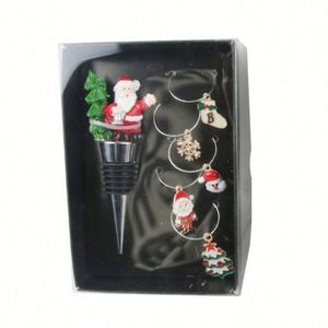 2025 Custom Business <b>Gift</b> <b>Set</b> Holidays Logo Wine Bottle Corker PVC Material Silk Screen Printed Personalized Promotional New - Product Image 4