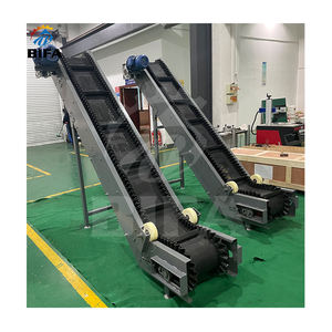 Transportador de escalada de ángulo empinado directo de fábrica Bifa, cinta inclinada, transportador de carne de PU para alimentos para la industria alimentaria - Product Image 2