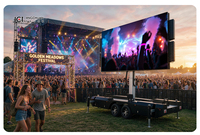 Remolque con Pantalla LED EF16, Remolque Publicitario Móvil con Elevación Hidráulica para Eventos Publicitarios al Aire Libre, Ferias Comerciales, Campañas de Marca