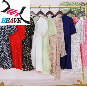 Vestidos Usados de Verano para Mujer Marca Gracer, 100% Algodón, Tallas Variadas, Alta Calidad, Venta al Por Mayor - Product Image 3