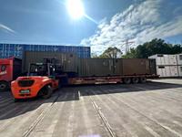 Conteneur de transport logistique en acier haute résistance personnalisé EHT, 37,4 mètres cubes, conception à crochet amovible, stockage industriel