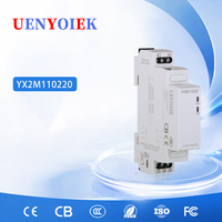 Relais monostable UENYOIEK à commande continue SPDT 10A AC/DC 12-240V à montage sur rail pour l'automatisation résidentielle