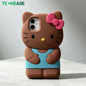 <span class=keywords><strong>Cover</strong></span> in Silicone <span class=keywords><strong>Hello</strong></span> <span class=keywords><strong>Kitty</strong></span> Cartone Animato Ragazza Carina per iPhone 17 Air, Custodia Morbida Antiurto Impermeabile per Cellulare, Accessorio Telefono, Ingrosso - Product Image 1