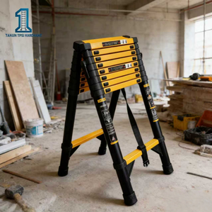 <span class=keywords><strong>Escalera</strong></span> Plegable <span class=keywords><strong>de</strong></span> Acero al Carbono con Diseño Industrial, Longitud <span class=keywords><strong>de</strong></span> 3.5m+3.5m <span class=keywords><strong>para</strong></span> Uso Doméstico y en Construcción - Product Image 5