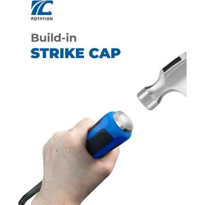 Rotazione 4 pezzi pesante barra di leva Set con martello Strike Cap e punta ad angolo per riparazione auto demolizione Nail trafiling