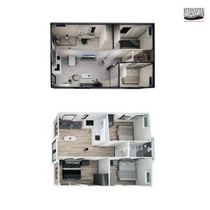 <span class=keywords><strong>Maison</strong></span> conteneur extensible sur mesure de 30 pieds avec panneaux solaires monocristallins à haute efficacité, assemblage rapide, <span class=keywords><strong>maison</strong></span> préfabriquée avec chambre - Product Image 4