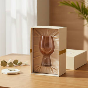 Ensemble de verrerie en verre ambré à corail, 4 pièces, verres à <span class=keywords><strong>martini</strong></span> sans pied cannelés pour vin rouge, champagne, cocktail, bar à domicile de luxe, vaisselle d'hôtel - Product Image 5