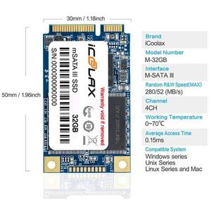 ICOOLAX Disque Dur Interne Fin OEM Neuf 256 Go Noir ABS <span class=keywords><strong>SSD</strong></span> 256 Go Vente en Gros <span class=keywords><strong>SSD</strong></span> 512 Go MSATA 2 pièces 7 Go - Product Image 6