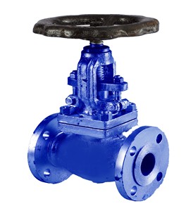 วาล์วป้องกันการกัดกร่อน PN16 ขนาด DN40 แบบมีหน้าแปลนเหล็กหล่อสำหรับอุตสาหกรรมเคมี - Product Image 4