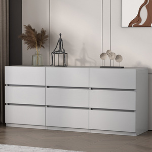 Bắc Âu mộc mạc phòng đẹp Gỗ trắng ngực của <span class=keywords><strong>9</strong></span> ngăn kéo tủ cho phòng khách phòng ngủ hành lang Tủ thiết kế - Product Image 2