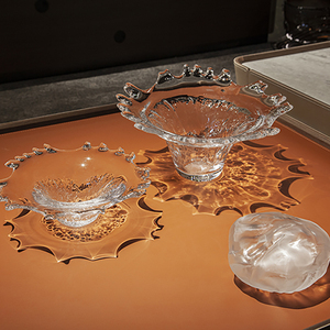 <span class=keywords><strong>Fruttiera</strong></span> in Vetro Multistrato Stile Europeo, Vassoio Decorativo di Alta Moda, Centrotavola Trasparente <span class=keywords><strong>a</strong></span> Più Livelli per Matrimoni - Product Image 1