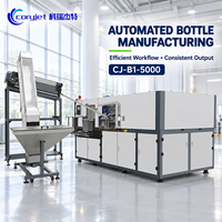 Machine de soufflage de bouteilles PET universelle Coryjet CJ-B1-5000 contrôlée par PLC pour l'équipement de fabrication de bouteilles en plastique à entraînement par roulement