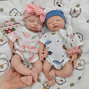 ตุ๊กตาซิลิโคนรีบอร์นขนาด 18 นิ้ว สมจริงเป็นพิเศษ พร้อมผมถักแบบพิกซี่ น่ารัก คุณภาพระดับพิพิธภัณฑ์ สำหรับนักสะสมผู้ใหญ่ - Product Image 3