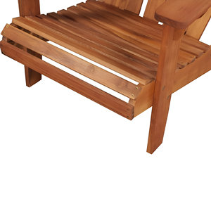 เก้าอี้อะคาเซียพร้อมที่วางเท้ากลางแจ้งทำจากไม้อะคาเซียพร้อมที่วางเท้าสำหรับคาเฟ่เลานจ์สวนรับประทานอาหารลานชายหาดระเบียงใช้ - Product Image 6