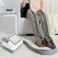 Système de thérapie par compression et chaleur Air Relax personnalisé, pompe de récupération, bottes pneumatiques pour les jambes, 30-260 mmHg, à brancher