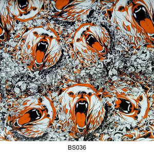 Lembaran Cat Hidrografik Warna Hitam Kartun untuk Velg, Film PVA Transfer Air, Sedang Diskon - Product Image 4