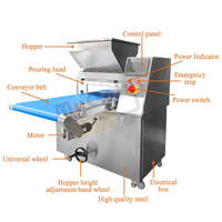 MYONLY Distributeur de four entièrement automatique Feuille de chocolat Dépôt de gâteau Tasse Remplissage de gâteau Déposant Faire Machine et Cookie