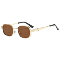 Nouvelles Lunettes de Protection Oculaire Style 2026 – Lunettes de Soleil Carrées Classiques Steampunk avec Design de Marque Lettre X – Monture Métallique pour Hommes et Femmes