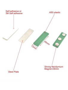 Magnetic Badge Holder with <strong>Neodymium</strong> <strong>Magnets</strong> Permanent NDfeb <strong>Security</strong> <strong>Tag</strong> <strong>Removal</strong> Bending Processing Service for Name Badges - Product Image 3