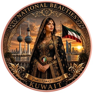 Pièce de collection de luxe en cuivre, série Beauté Nationale 2D, avec impression UV couleur, médailles commémoratives mondiales, pièces de monnaie en cuivre pour collection - Product Image 4