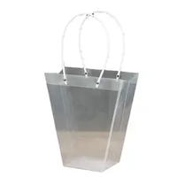 Großhandel PVC-Blume Plastik-Tore-Tasche Blume Geschenkverpackung pvc-Blumen-Tragetasche