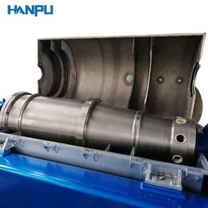 3-Phase Desidratação Contínua <span class=keywords><strong>Horizontal</strong></span> Parafuso Espiral Lodo Descarga Decanter Centrífuga - Product Image 4