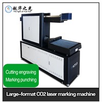 Machine de marquage laser CO2 industrielle à prix d'usine 30W 50W 100W, outil de gravure laser rapide pour matériaux non métalliques