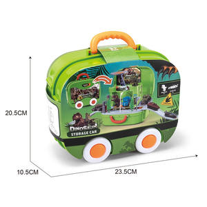 Jinming Offre Spéciale enfants stockage <span class=keywords><strong>voiture</strong></span> sac à dos <span class=keywords><strong>Garage</strong></span> jouet bricolage en plastique <span class=keywords><strong>dinosaure</strong></span> <span class=keywords><strong>voiture</strong></span> piste Parking Lot jouets - Product Image 5
