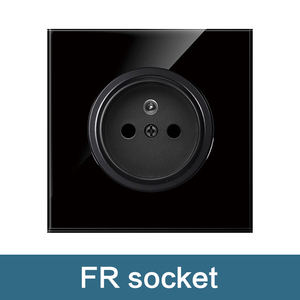 Delviz — prise de courant murale USB, panneau en verre noir, bouton poussoir, avec indicateur lumineux LED, interrupteurs de prise murale UK 13A, nouveauté <span class=keywords><strong>2022</strong></span> - Product Image 5