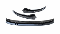 Welta vente en gros ABS brillant noir pare-chocs avant lèvre becquet bas du menton décor corps Kit accessoires pour A3 S-Line S3 8Y berline 21-24