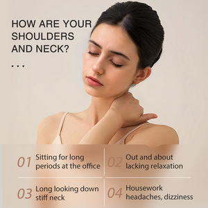 Masajeador de Cuello Shiatsu OEM con Calor y Vibración, Intensidad Ajustable para el Dolor de Hombros y Alivio del Estrés - Product Image 3