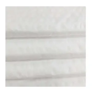 Factory low price manufacture white plain home textile bed sheet roll embossed printed fabric 100 polyester fabric for hotel bedding